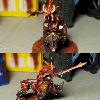Warhammer 40 Chaos Daemon Bloodhunter by Raging Rabbit