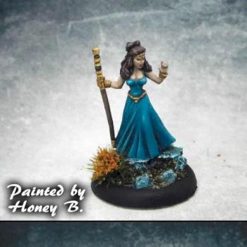 Tinley, Female Wizard by The Huntress