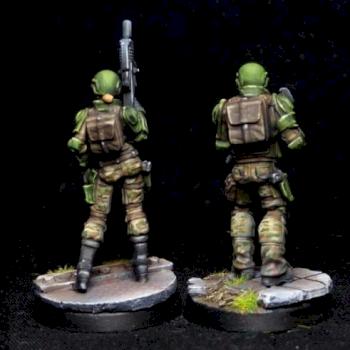 Infinity, Ariadna, USAriadna Grunts from Sectorial Starter Pack by bajdur