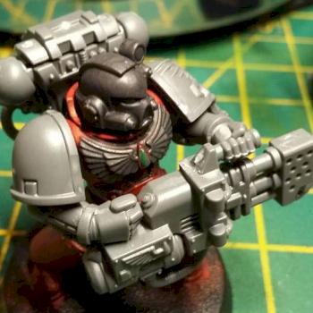Blood Angels Tactical Marine (Magnetized) WIP by Strider9119