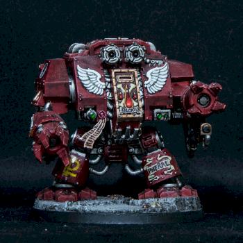 Pheral, Furioso Dreadnought of 2nd Company of Blood Angels Chapter by Luplon