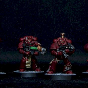 Blood Angels Tactical Squad by Luplon