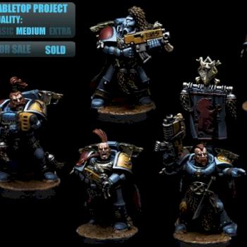 Tabletop Commission Space Wolf Marines by BerenMiniaturasStudio