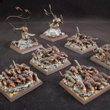 Skaven Rat Swarms by brewbadum