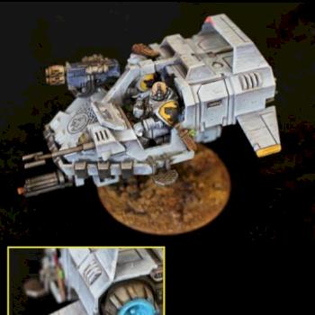 Space Wolves - Lanspeeder Tornado by BadKarma