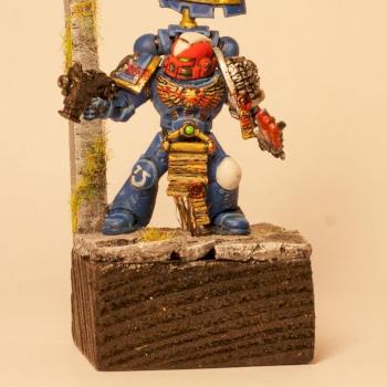 Ultramarines Captain from Deathwatch by Egor