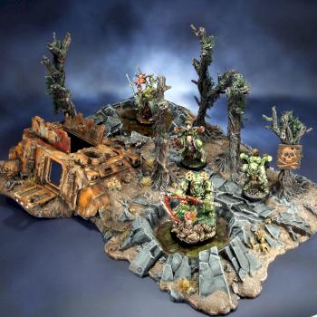 Plague-infected battlescape by n3dst4