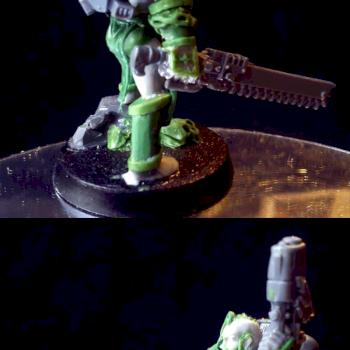 Big BOOBIES - 40k Female Space Marines - Green Stuff Conversion by Retribution Angel