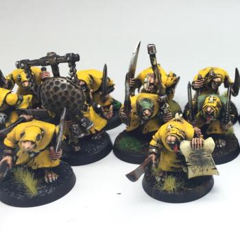 Yellow Skaven Plague Monks by Shimrod