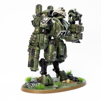 Tau Ghostkeel in Titanfall style by Azhek