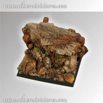 Dwarf's Square Base 50mm by Scibor