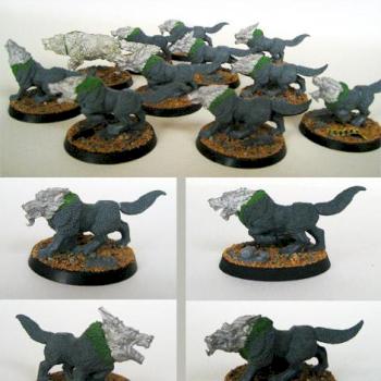 loups fenrissiens convertis - Fenrisians wolves - Space wolves convertion by motenai