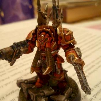 Red Chaos Terminator - 3 by deadlyseneschal
