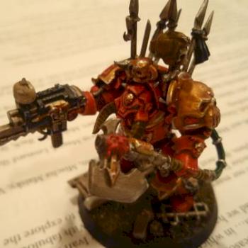 Red Chaos Terminator - 4 by deadlyseneschal
