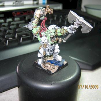 Black Orc Waaagh Boss. by cirdan taralom
