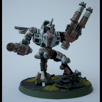 Tau XV-9 Hazard Suit Team Montage by rumplemaster