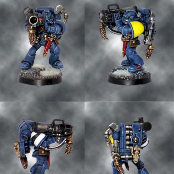 Space Wolves Long Fang with missile launcher by Brooklyn