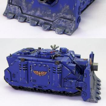 Space Marine Ultramarines Vindicator by richardvan