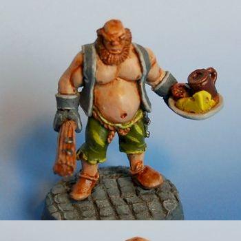 Filthy Scrote the Jailer (fat barman/waiter) by mf_Greg