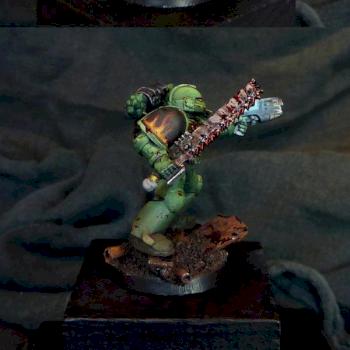 Salamander Space Marine Seargent by jarhead