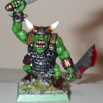 Cheap Plastic GW Orc by gtblakey