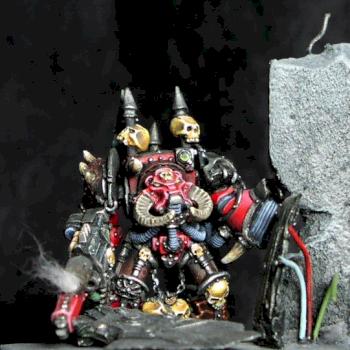 Word Bearer chaos terminator by Philippe