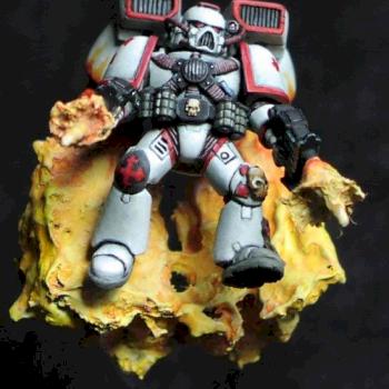 Fire Angel assault space marine by Philippe