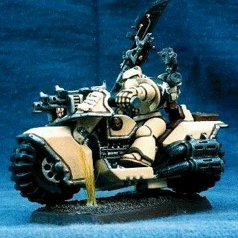 Space Marine Biker by r2j1