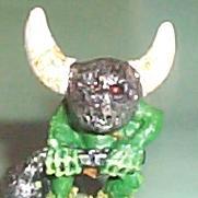 Snotling with Greenstuff helmet ! My first attempt with Greenstuff by WiuZiQ