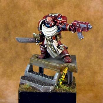 Blood Angel Captain Draco by Zgryd by WhiteRavenFactory