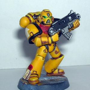 Imperial Fist Space Marine by Potapka