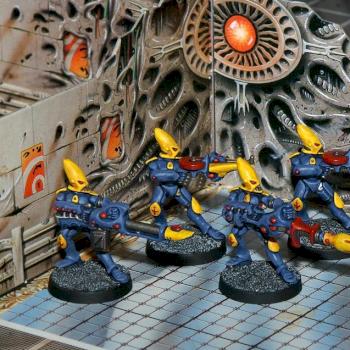 Space Crusade - Eldar Squad by skullhamma
