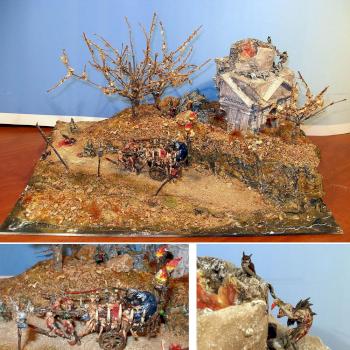 Corpse Cart and Ghouls by Alisius