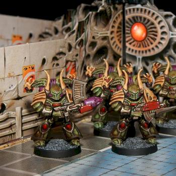 Space Crusade - Chaos Space Marines by skullhamma