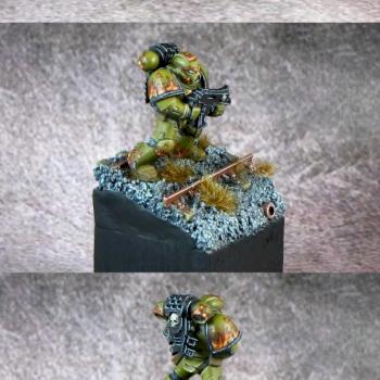 Salamander's Space Marine by Smok by WhiteRavenFactory