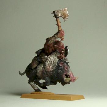 Ork Boar Rider by coolyjelly