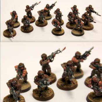 Roughnecks Imperial Guard Infantry Squad by The_Iron_Painter