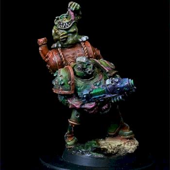 Plague Marine Death Guard Nurgle with plasma gun by chaoswarrior