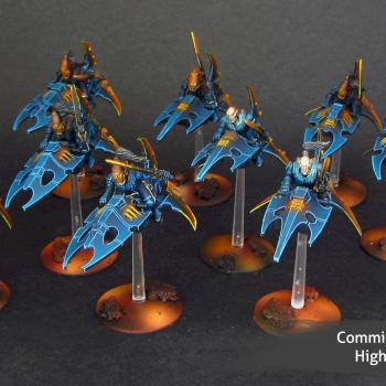 Eldar Warlocks on Jetbikes by Awaken Realms