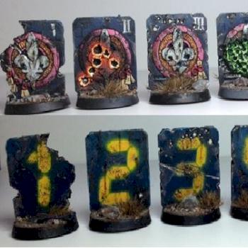 battlefield objective markers by Secret40kGeek