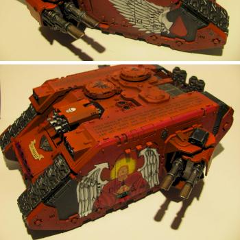 Blood Angels Land Raider by Ira Angeli