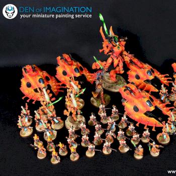 Eldar army by DEN of IMAGINATION