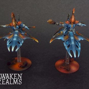 Eldar Farseers on Jetbikes by Awaken Realms