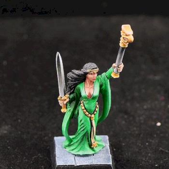 Bretonnian sorceress by Salverius