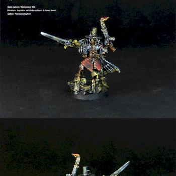 Inquisitor with Inferno Pistol & Power Sword by Modelling Art Studio