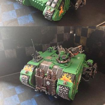 Salamander Land Raider Redeemer by DarkGrendel