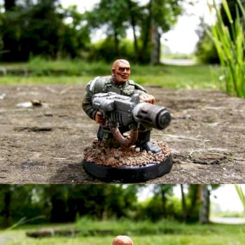 Imperial Guard Veteran Cadian by Dethco