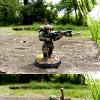 Imperial Guard Veteran Cadian by Dethco
