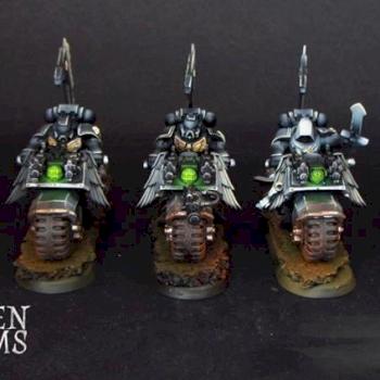 Space Marines Dark Angels Bikers by Awaken Realms