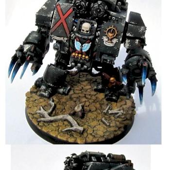 Blood Angels Death Company Dreadnought by darkkis